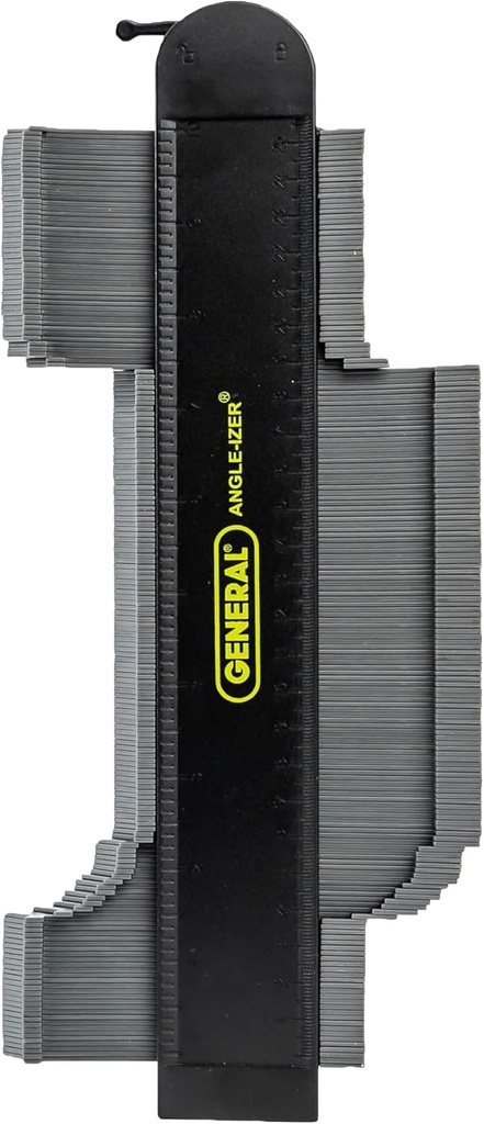 Všeobecné nástroje Contour Gauge s Lock 833X - 10" Uhol Finder nástroj pre domáce zlepšenie - Gadgets pre mužov