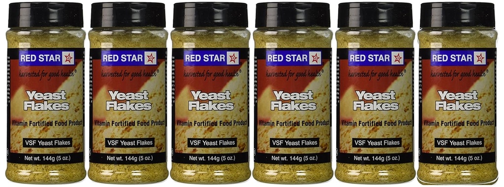 Red Star Nutritional Customs - VSF Mini Flake -- 5 oz Each (Pack of 6)