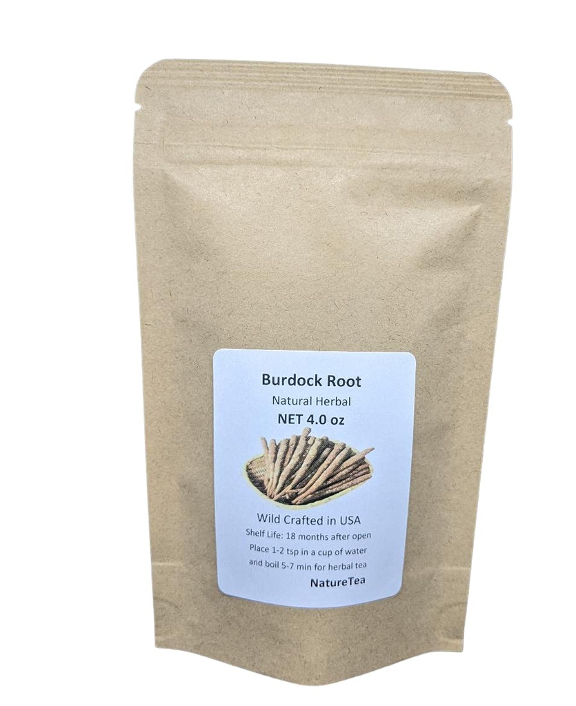 Burdock Root - Arctium lappa Pražené Loose Burdock Root Cut 100% z prírody (4 oz)