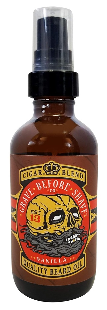 Grave Beard Oil pred holením (Cigar Blend) 4 oz. Fľaša