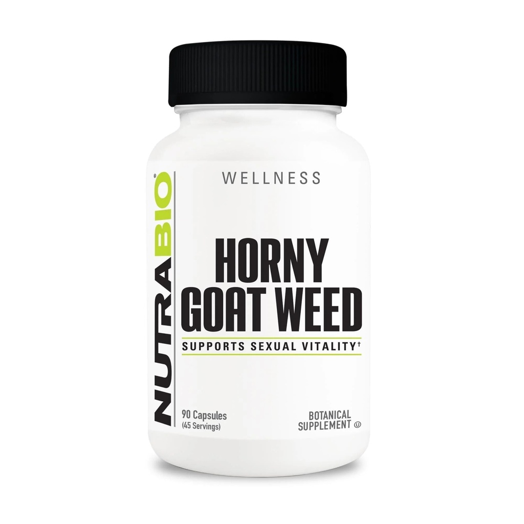 NutraBio rohaté kozy extrakt doplnok, 500mg - pre mužov aj ženy, pomáha podporovať energiu a vitality, 90 zeleninové kapsule