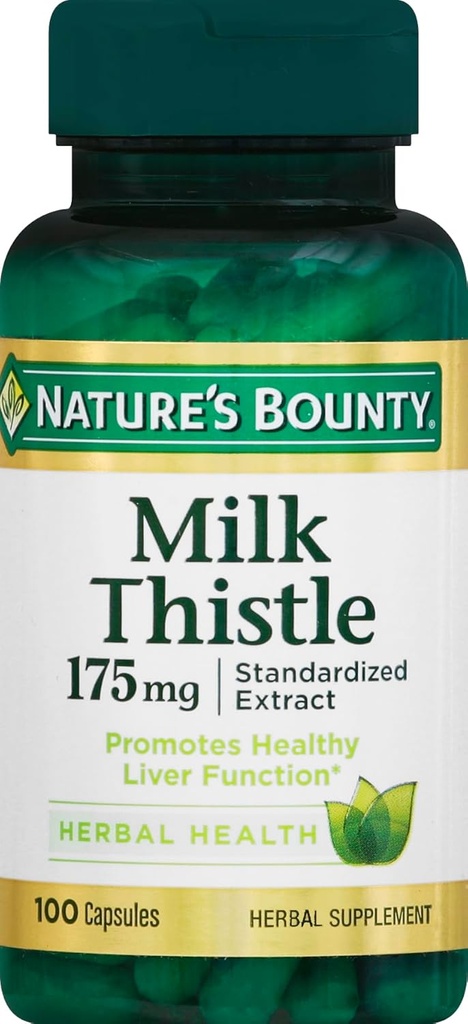 Nature's Bounty Milk Thitle 175 mg, 100 Počet