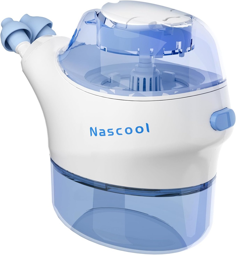 Nosový zavlažovanie systém s 50 soľnými paketami, elektrické Neti Pot Nos čistič Sinus Rinse Machine pre Sinus Relief Nosná kongescia Runny Nos
