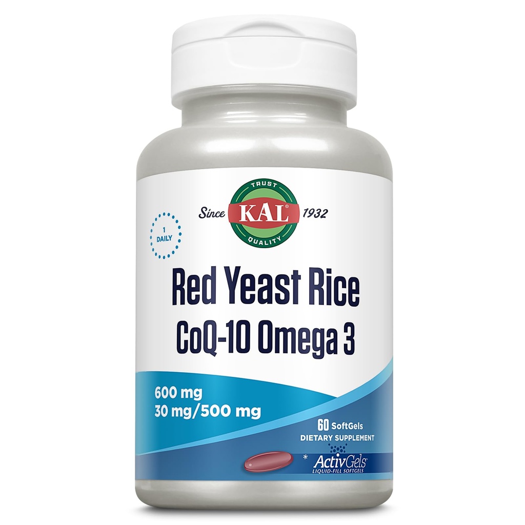 KAL Red Kvasnice COQ10 Omega 3, 60 Počet