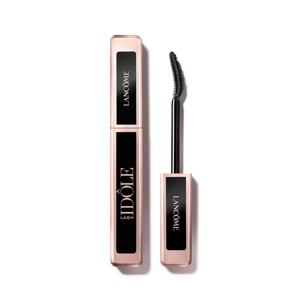 Lancôme Lash Idôle Lash-Lifting & Volumizing Mascara - Čierna Maskara pre okamžitý objem, dĺžka & Výťah - Šmuha dôkaz a až 24H Nosenie - čierna