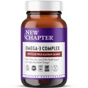 Nová kapitola Omega-3 Complex, 1000mg Softgels, Rybí olej Supplement Wild Aljašský losos pre srdce, mozog, oči, Joint & Skin Health Support - 30 Počet