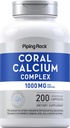 Piping Rock Coral Calcium 1000 mg 200 Kapsule 