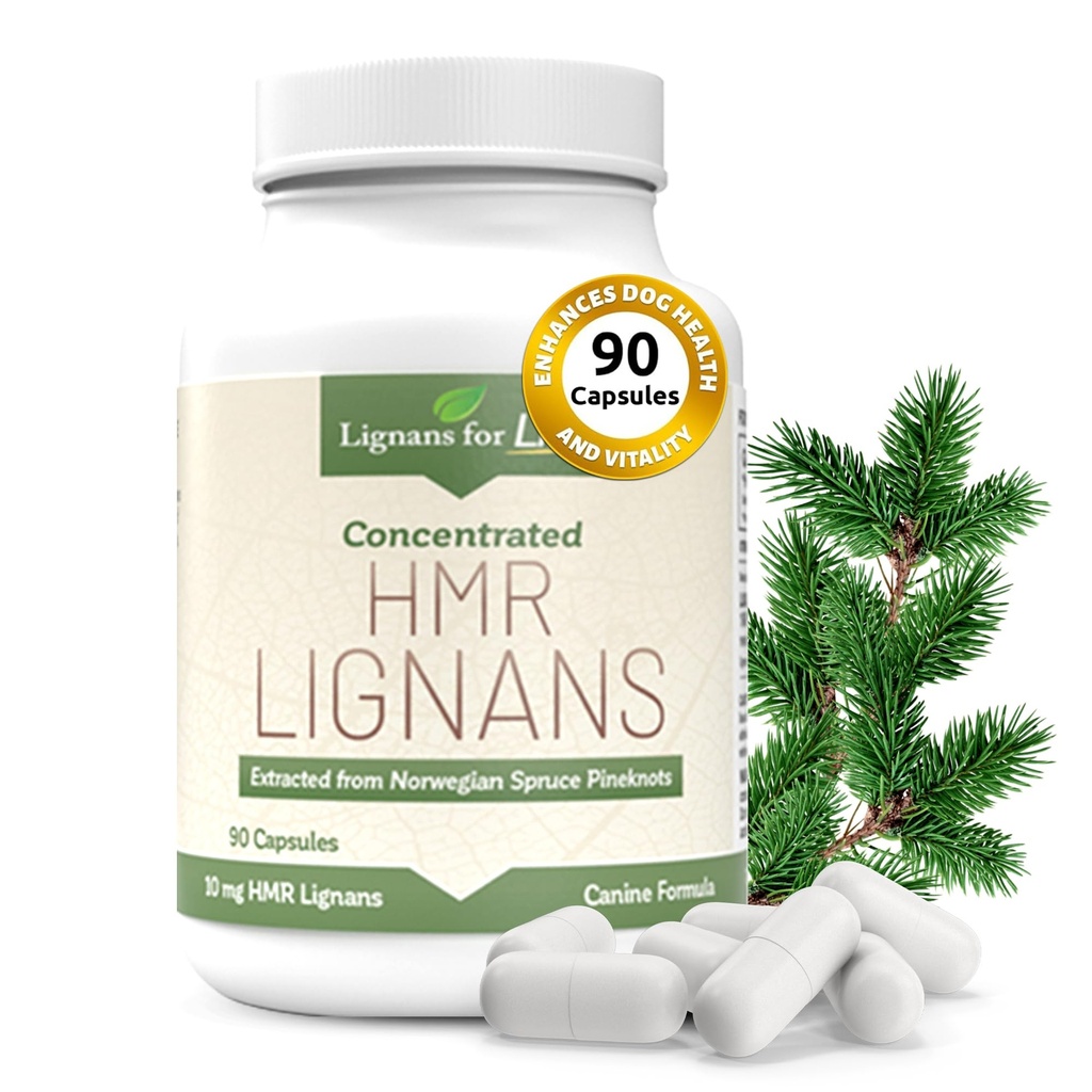 Lignans for Life HMR LIGMANS 10mg Kapsule - ideálne pre malé psie plemená - Vitamín pre zdravé Pet 
