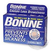 Bonine Žuvacie tablety pre pohybové choroby 500187 16 pk