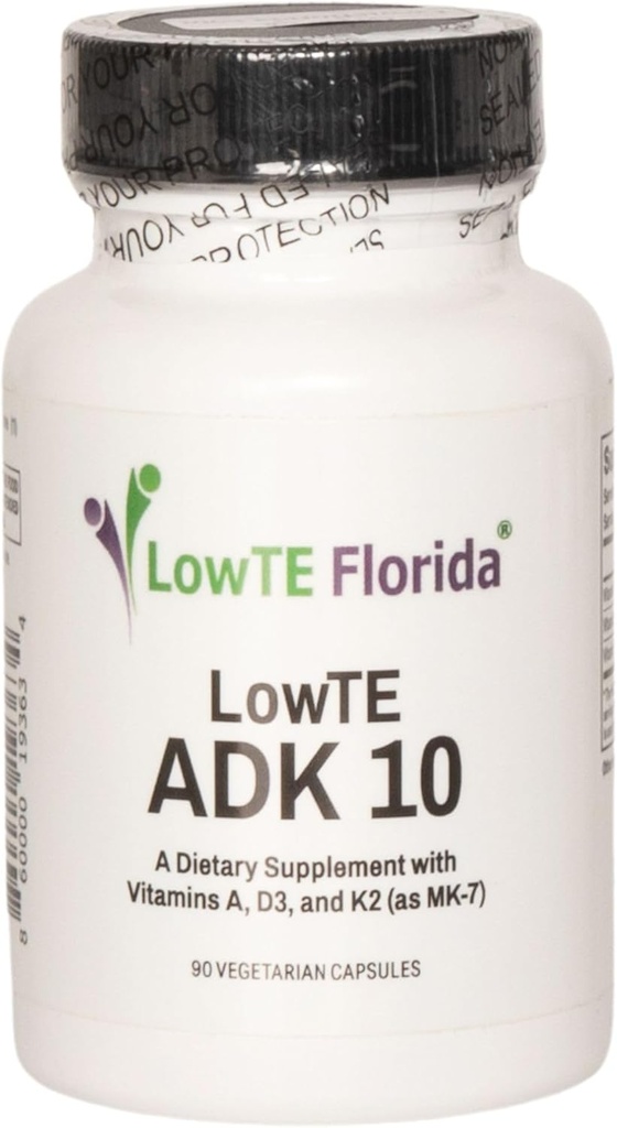 ADK 10- 90 Kapsule I Vitamín D3 K2 & A, Multivitamínové doplnky pre silnejšie kosti, zuby a srdce* a normálny krvný tlak*, vysoký obsah vitamínu ADK s vitamínom D3 10 000 IU