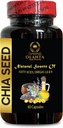 chia Seeds Extract - CHIA Seed - Energy Booster, antioxidant vitamíny doplnky, chia Seeds Omega 3 a Fiber, chia Seeds superfood salvia hispanica - 1 fľaša 60 Softgels