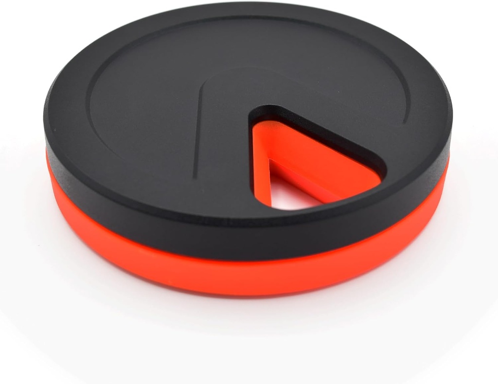 Travel RX Pill Case by Type Two Labs – Weekly 7 Day Pill Box, Compact Magnetic Pill Organizer for Purses or Pockets, Rugged Daily Caddy Holds Vitamins, Supplements, Medication. (Hazard Orange)