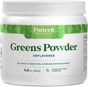 Vzor Wellness Greens Powder Superfood s Antioxidant, Tráviace Enzyme, Fiber, Probiotické & Adaptogén Blends 