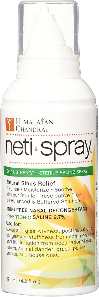 Himalájan Chandra Hypertonic Adult Neti Spray, 4.2 Ounce