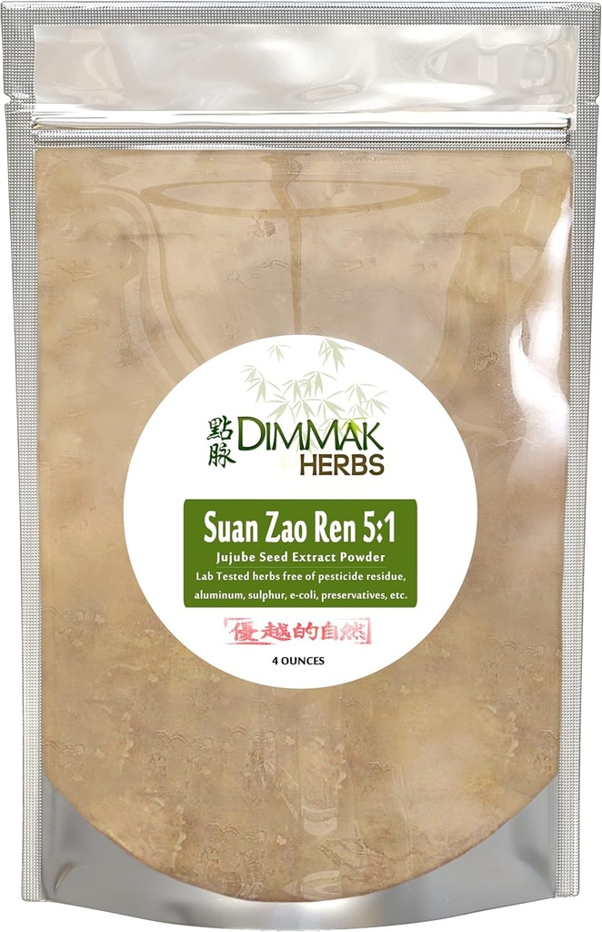 Dimmak Herb Organic Suan Zao Ren 5:1 Extra sila extraktu Powder 
