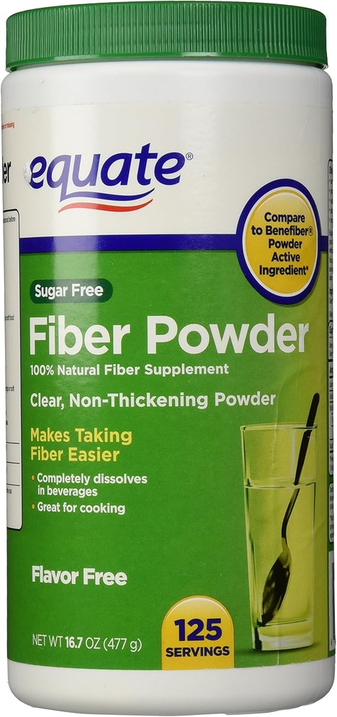 Prášok z rovníkového vlákna Clear Rozpustný - 125 Servings, 16,7 oz (1)