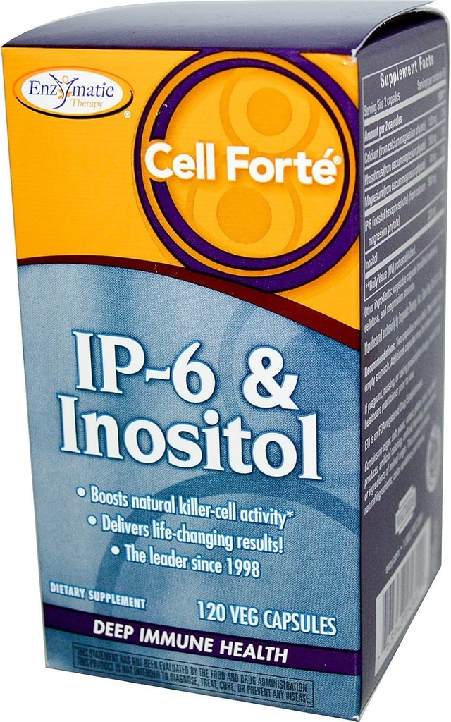 Enzymatická terapia Bunka Forte IP-6 Inozitol 120 Veggie Caps