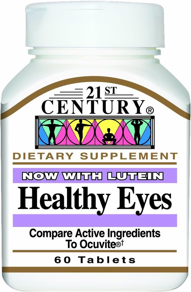 21st Century Healthy Eyes Tablets, 60 grófov (Pack of 2)