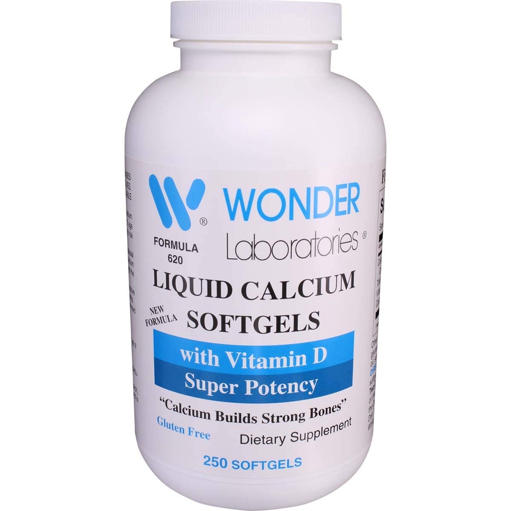 Wonder Laboratories Liquid Calcium Softgels