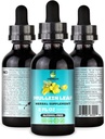 Herbal Mullein Leaf Extract - Organic & Alcohol-Free Tinture for Respiration, Lung, Sleep & Digestive Support - Non-GMO, Vegan - 2 fl. Oz for Immune Health & Lung Detox