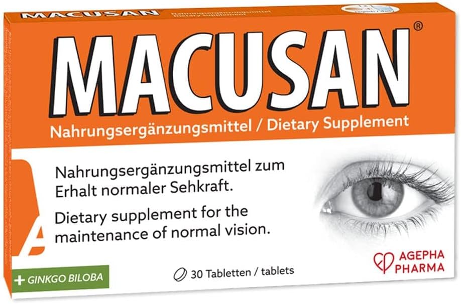 Suché očné tablety pre problémy so zdravím očí súvisiace s vekom 