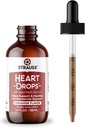 Strauss Naturals Heartrops, Bylinné srdce doplnky s európskou imeloe a extrakty z Aged Cesnak, 3.4 fl oz, Škorica chuť