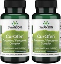Swanson Controlled Release Curqfen Curcumin/Fenugreek Complex 60 Veg kapsuly (2 balenia)