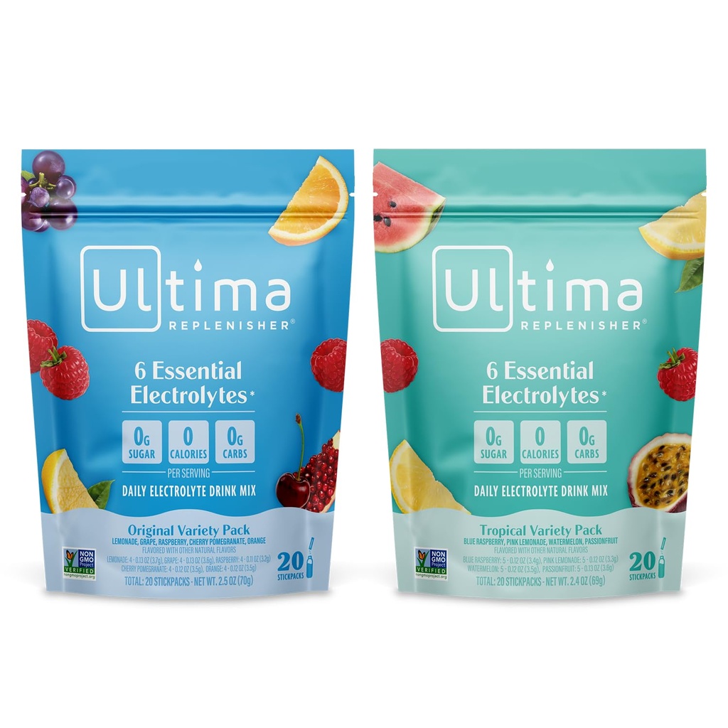 Ultima Replenisher Daily Electrolyte Powder Drink Mix 