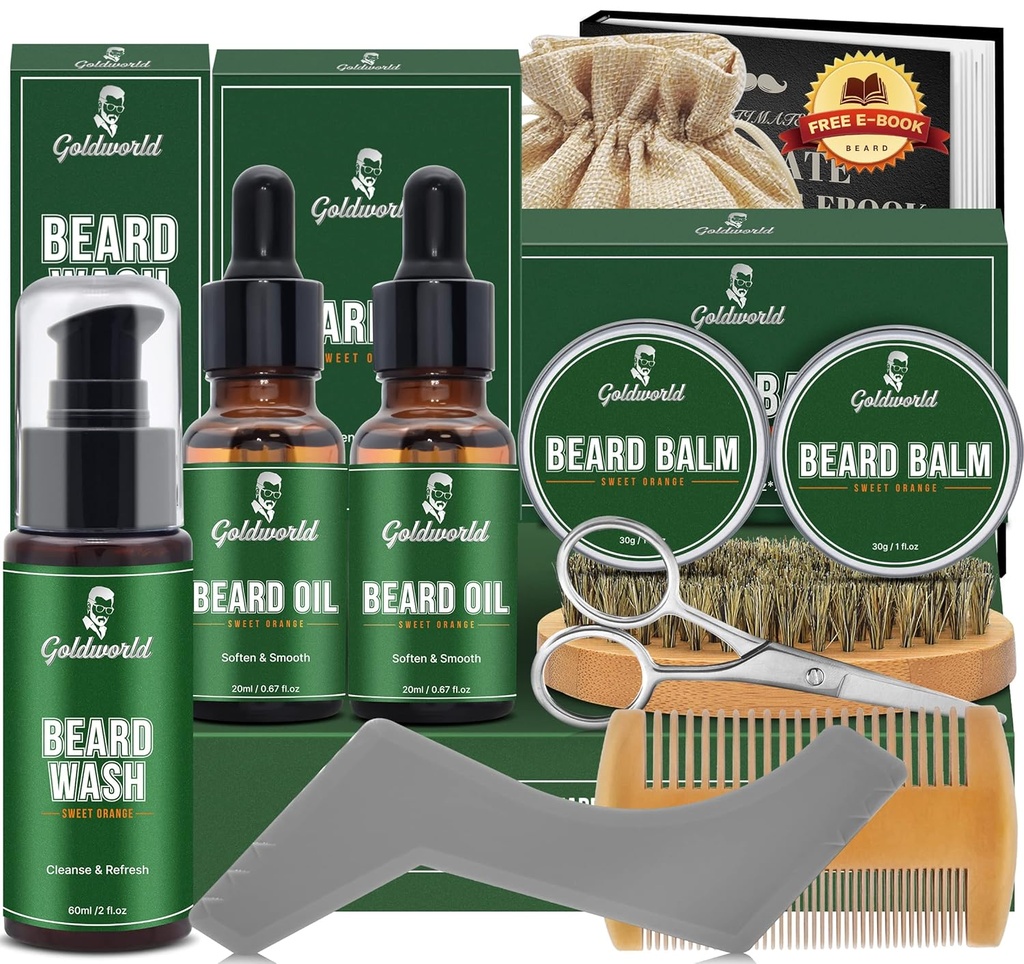 Medvedí suda, bradá grooming suda w/2 balenie medvedí olej&2 balenie medvedí bal, Vianoce pančuchové Stuffers darčeky pre mužov mu manžel otec priateľ, holiaci suda w/Beard umývanie Comb kefka