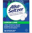 Alka-Seltzer Lemon Lime Heartburn Relief tablets, Fast acid Ind Gardance Relief, Antacidum s citrónovou limetkou Flavor 36 Ct