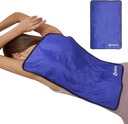 Extra veľký ľadový balíček pre zranenia opakovane použiteľné, Fyzikálna terapia studený balíček w/2 popruhy pre úľavu od bolesti plnej chrbta Knee, horúci studený Kompresný gél Ice Wrap pre opuchy, veľké ľad Pad 23,2" x 14.5" Modrá