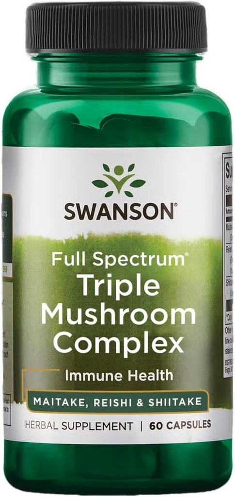 Swanson Full Spectrum Triple Mushrom Complex 60 kapsúl
