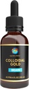 Earth Clinic ® Koloidné zlato - 4 oz Dropper fľaša, 40 PPM Double Potency, Pure Gold Nanočastice - Vylepšené zdravie mozgu a kognitívna podpora
