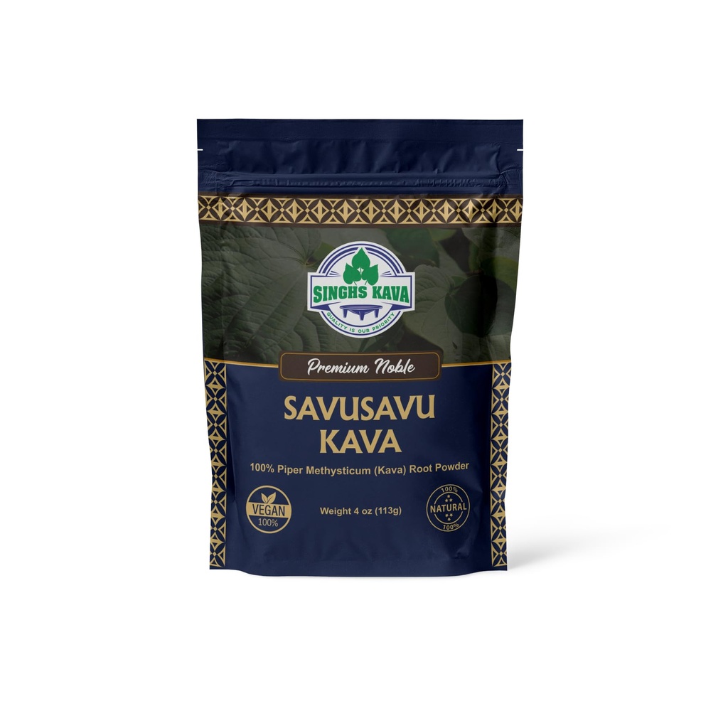 SINGHS Premium Quality Noble Fidži Kava - SAVUSAVU KAVA (16oz)