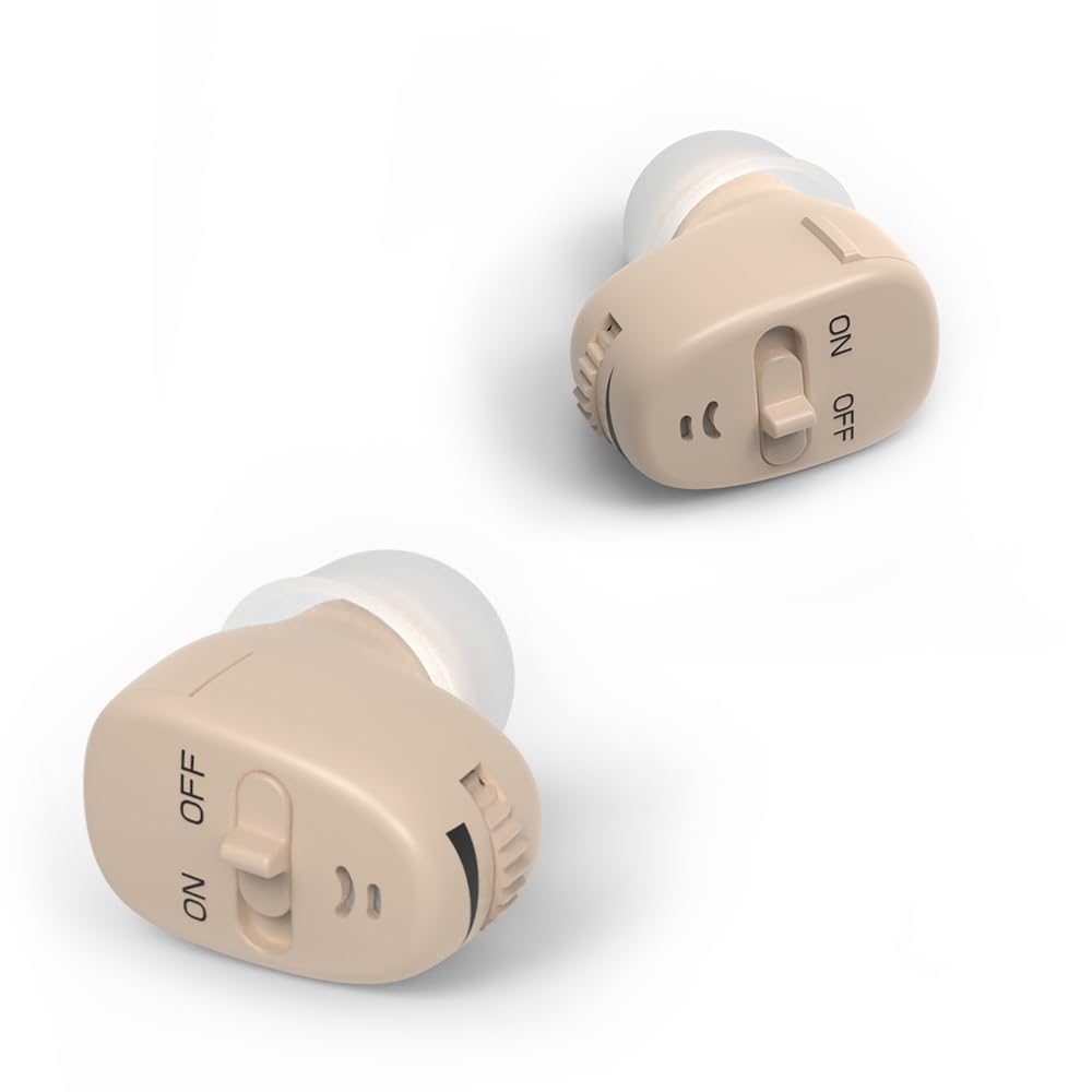 Vypočutie zosilňovač na pomôcky sluchu, Premium Comfort dizajn a takmer neviditeľné (pár)