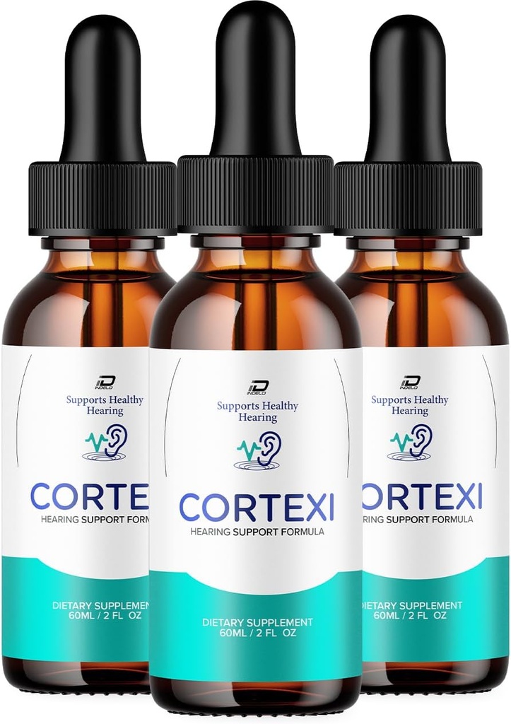 Cortexi Tinnitus kvapky do ucha - Cortexi 24, Cortexi Liquid Drops, Cortexi Recenzie, Cortexi kvapky pre úľavu od ucha (3 balenie - 180 ML)