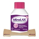 MiraLAX Laxatívny prášok, nežná zápcha Relief pre dospelých, Stolový zmäkčovač s PEG 3350, nestimulujúci laxatívum, žiadne nepriaznivé vedľajšie účinky, zahŕňa miešadlo, 14 dávka