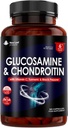 Glukozamín a Chondroitín Vysoká sila - s MSM (365 tabliet) Extra absorbencia obohatená vitamínom C, glukozamín Sulfát Chondroitín Sulfát Gluten-free, GMP, 365 potravinové doplnky