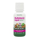 PrírodaPlus Živočíšny sprievod Detský tekutý multivitamín - Tropical Berry Flavor - 8 fl oz - celý potravinový doplnok - Vegetariánska, bezlepková - 16 porcií