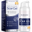 100% Silikónový gél zjazvený krém - Advanced Scar Gel pre chirurgické jazvy, C-trieda, Stretch Marks, Akné, zranenia, Burns, Keloidy, staré a nové jazvy 1.06oz (30g) (Maximálna sila 100% Silikón)