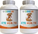 Psie oko doplnok - pes zdravie očí - Advanced Formula - Výhody - Imunitná podpora - Pes vitamín srdce - 2 fľaše (120 Treats)