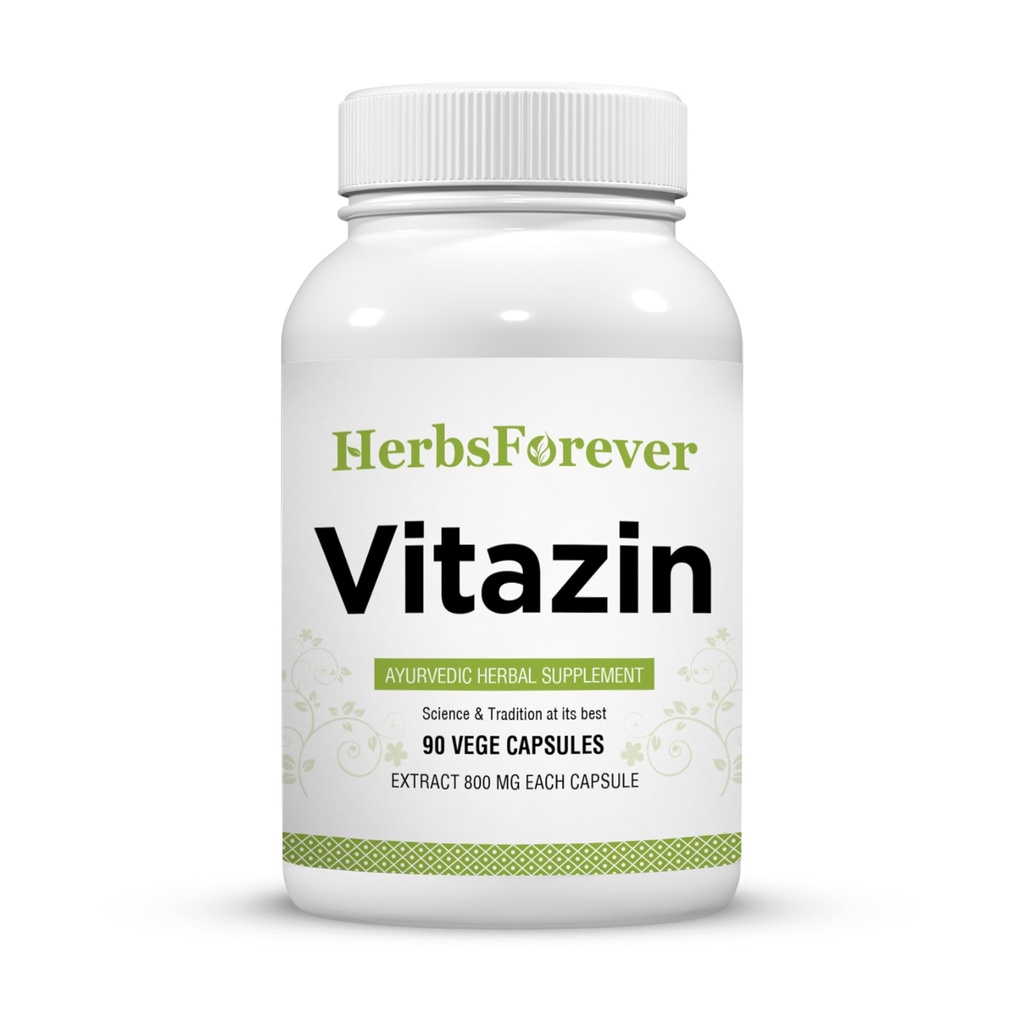 Bylinkové Vitazin kapsuly Ayurvedic bylinný doplnok podporuje energiu a výkon poskytuje fyzickú a duševnú silu 90 Vege kapsule 800 Mg Každý