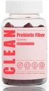 Čistá prebiotická Fiber Gummy, Čisté Fiber Gummy, Prebiotické Fiber Gummy pre mužov, Prebiotické Fiber Supplement Organic for Digestive Gut Health, 60 Gumies (1ks)