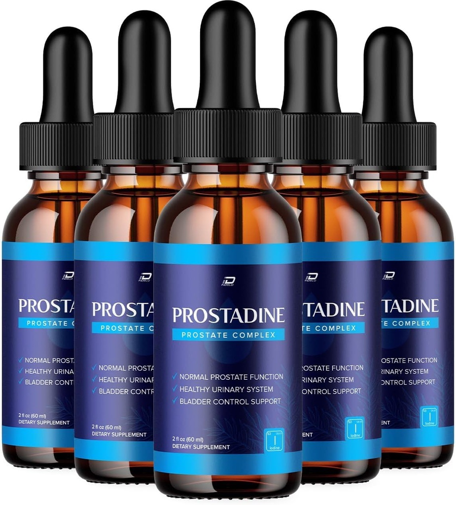 Prostadín kvapky pre zdravie - Bladder Urinačné problémy - Prostadine Doplnok, Maximálna sila Prostatíne Droppers, 2024 Nové zlepšenie Formulácie, Prostadín (5 Balenie- 5 Mesiac dodávky)
