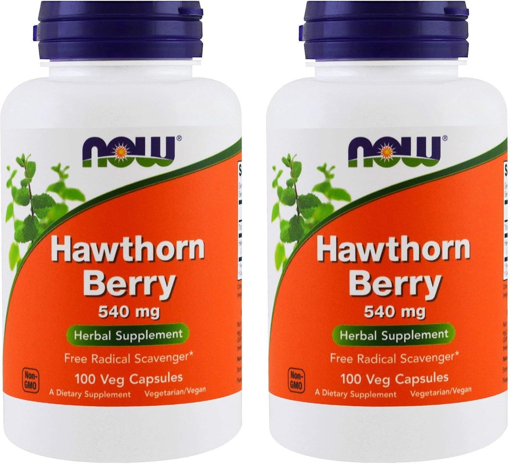 Teraz Foods Hawthorn Berry 540 mg, 100 Veg Kapsule (Pack of 2)