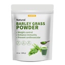 Jačmenná šťava Powder 13 oz - 100% Čistá pšeničná tráva Powder, Podporuje Kardiovaskulárne, Pečeň a Tráviace funkcie, Vegan, No Maltodextrín a cukor.