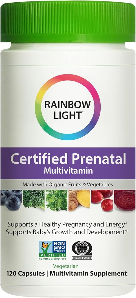 Rainbow Light Prenatálny multivitamín, Immune Support, 120 kapsúl (Backage May Vary)
