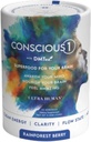 Ultra Human CONSCIOUS1 - Focus Posilnenie Superfood Blend - Rainforest Berry - 30 Servings (Stock of 1)