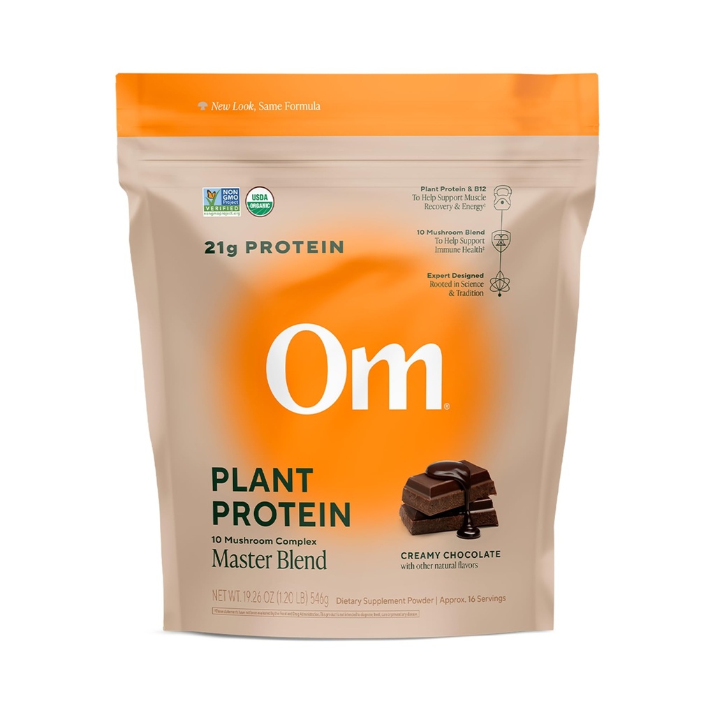 OM MUSHROOM SUPERFOOD Master Blend Vegan Protein 
