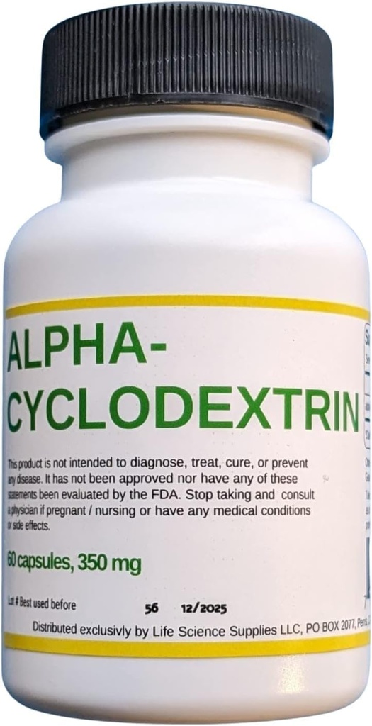 Alpha Cyclodextrín kapsuly, balenie 2 x 60 ct, (120 kapsúl celkom)